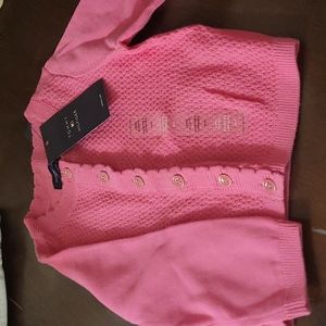 2t pink Tommy Hilfiger cardigan